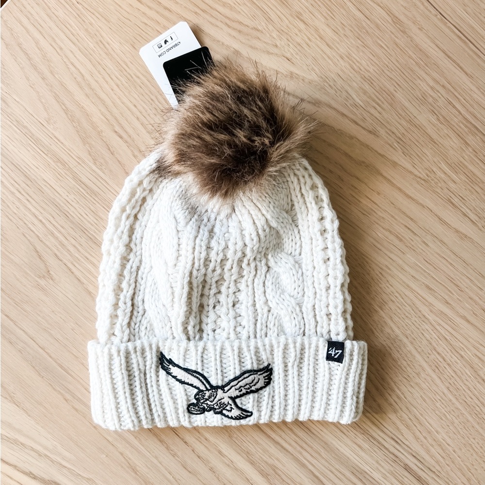 Philadelphia Eagles '47 Women's Meeko Historic Logo Cuffed Knit Hat - NWT